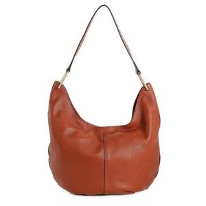 Vince Camuto Shae Leather Hobo Bag, Color: cognac